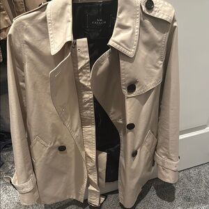 Coach Beige Trench Coat